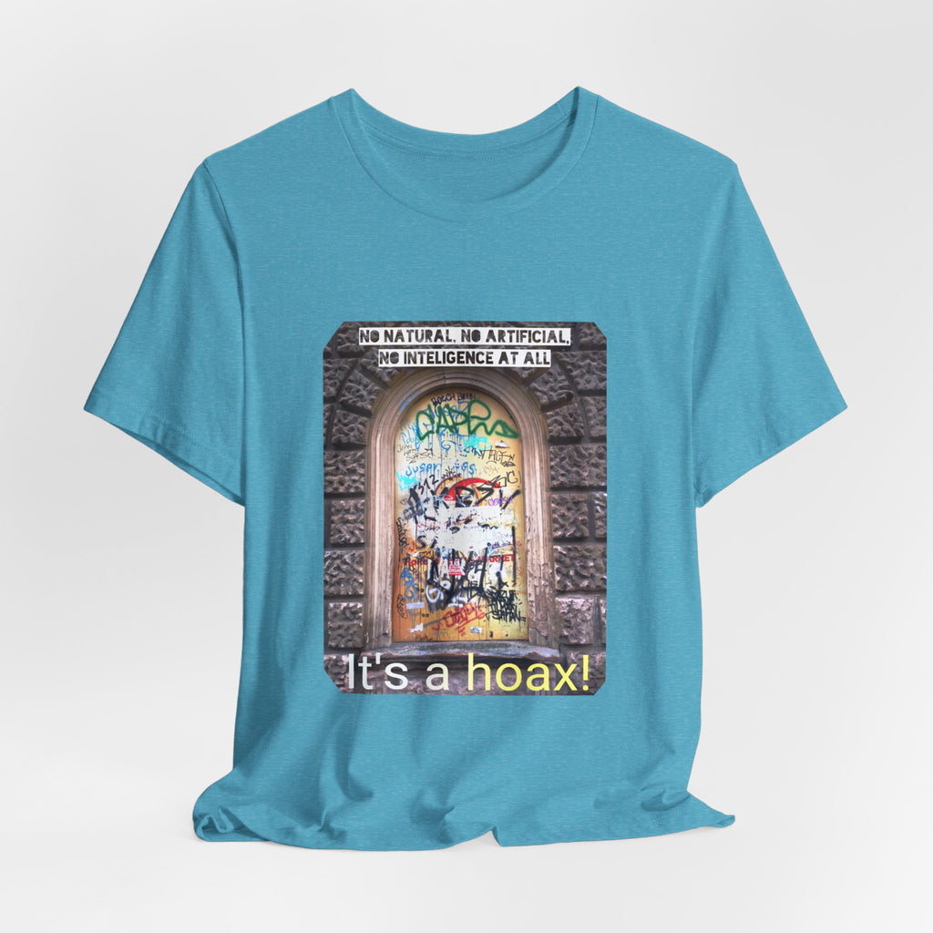 Eco Satirical Graphic T-Shirt - Hoax (Climate Awareness)