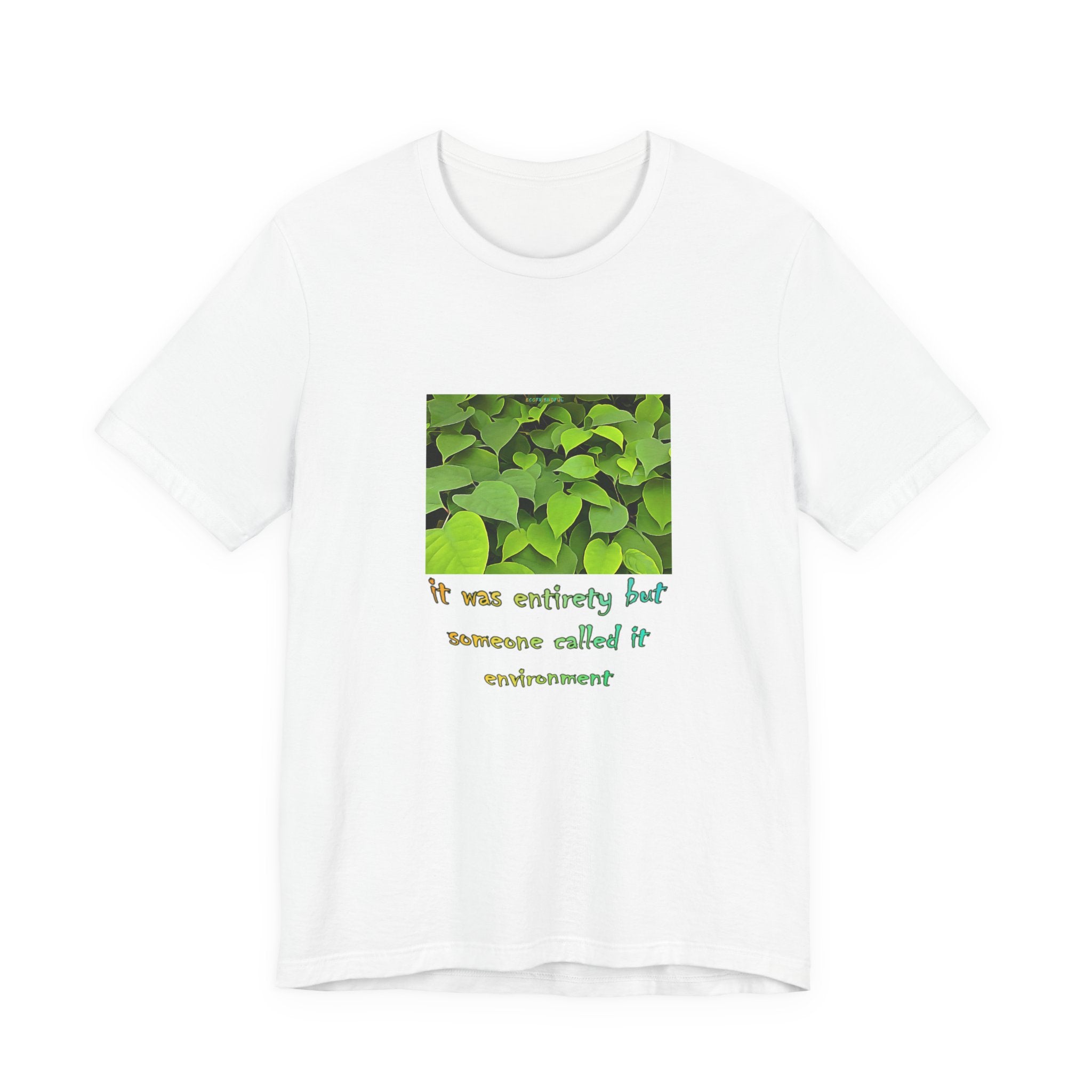 Eco Satirical Graphic T-Shirt - The Entirety (Climate Awareness)