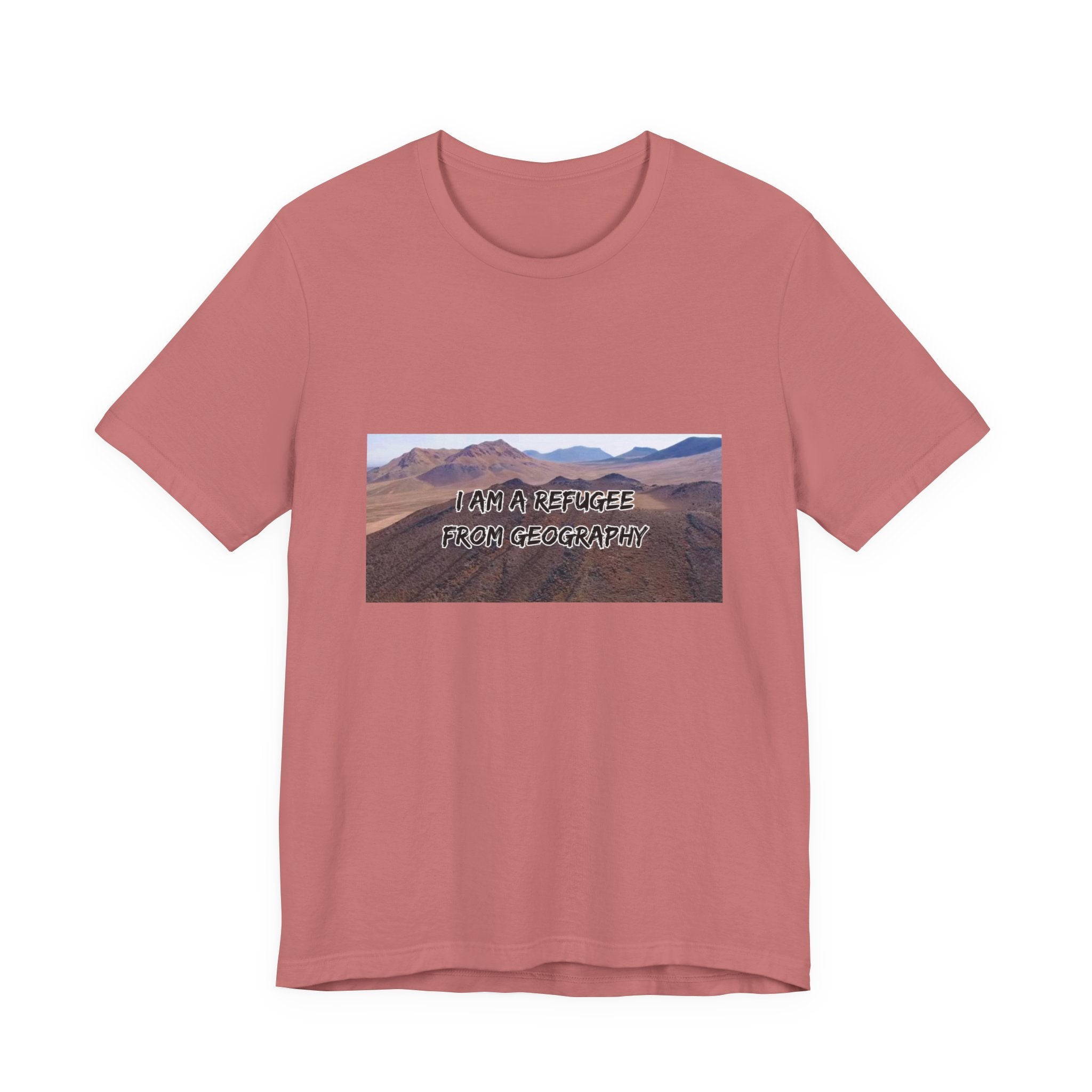 Eco Satirical Graphic T-Shirt - Refugee (Climate Awareness)