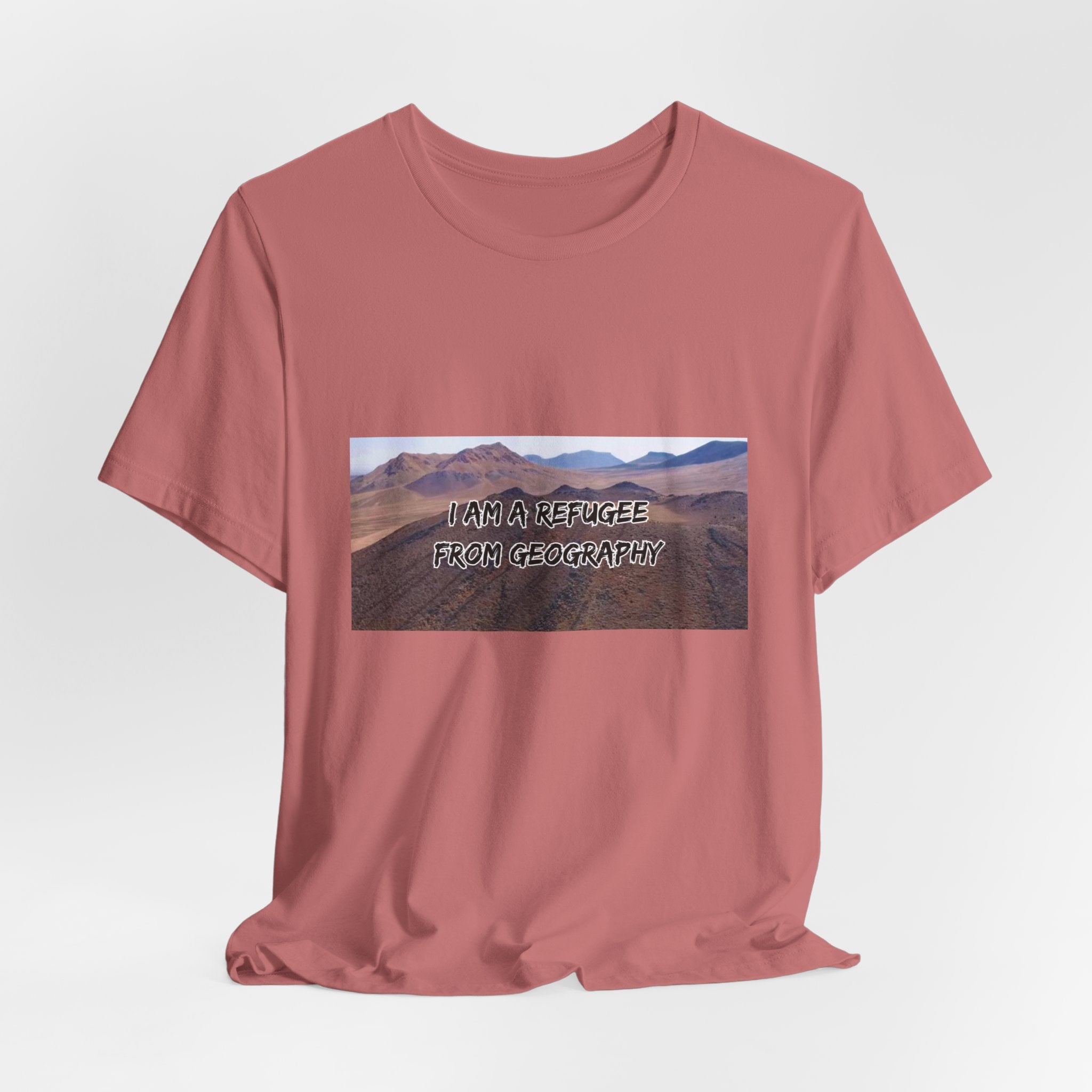 Eco Satirical Graphic T-Shirt - Refugee (Climate Awareness)