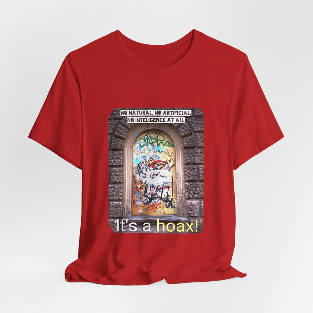 Eco Satirical Graphic T-Shirt - Hoax (Climate Awareness)