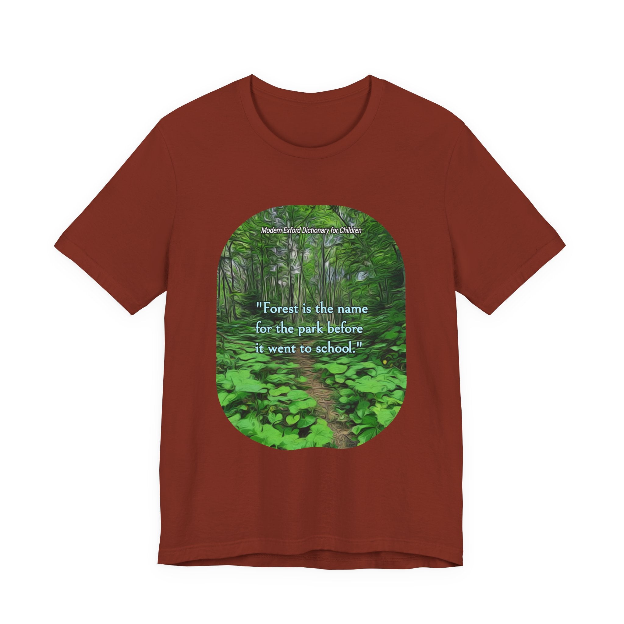 Eco Satirical Graphic T-Shirt - Name of the Forest (Climate Awareness)