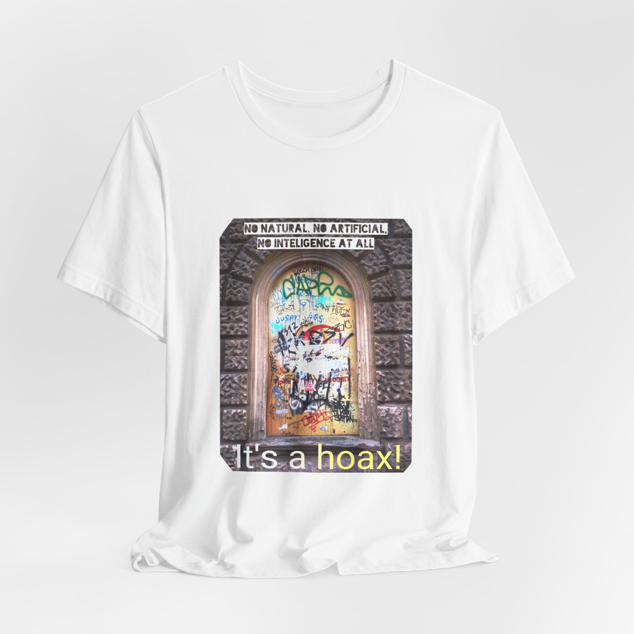 Eco Satirical Graphic T-Shirt - Hoax (Climate Awareness)