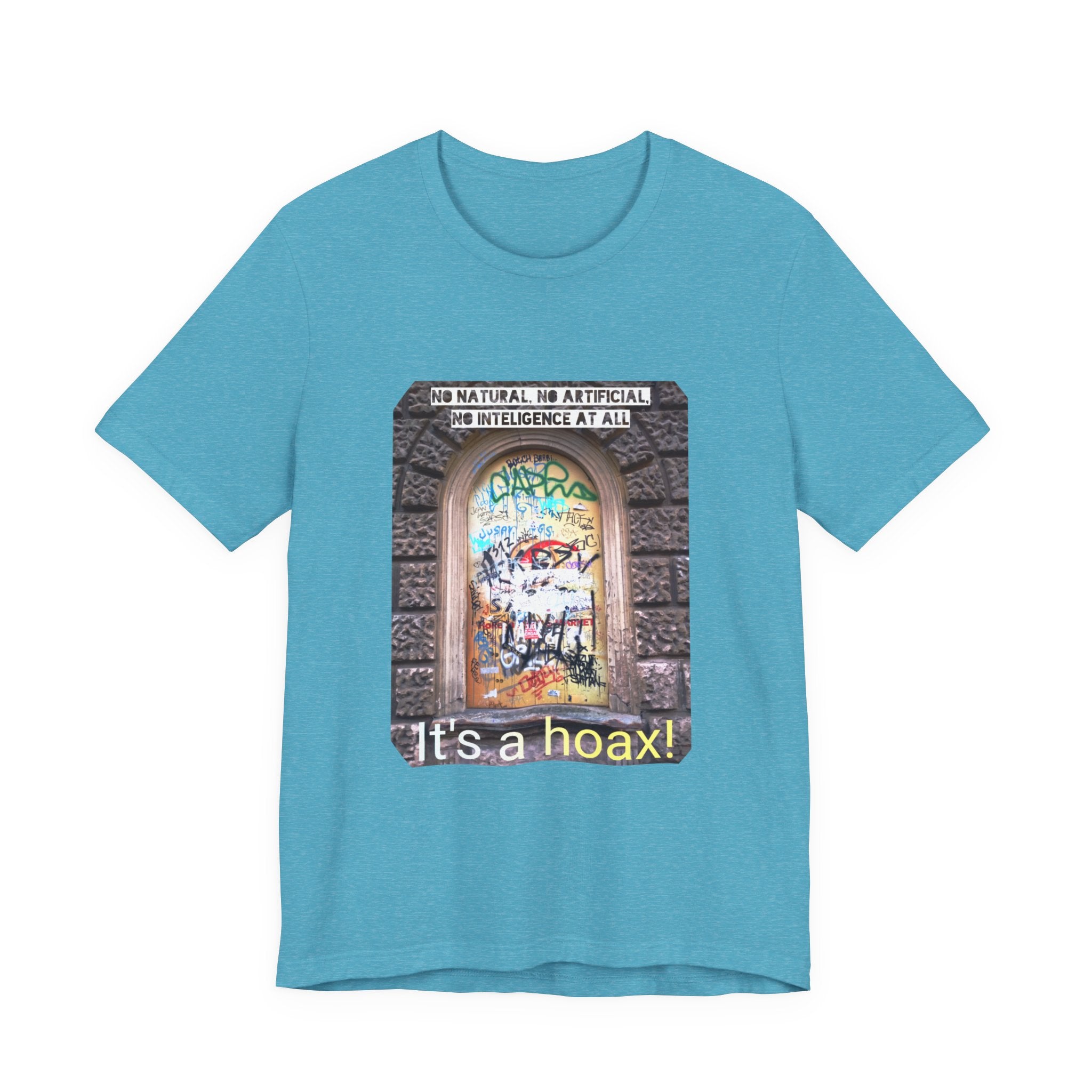 Eco Satirical Graphic T-Shirt - Hoax (Climate Awareness)