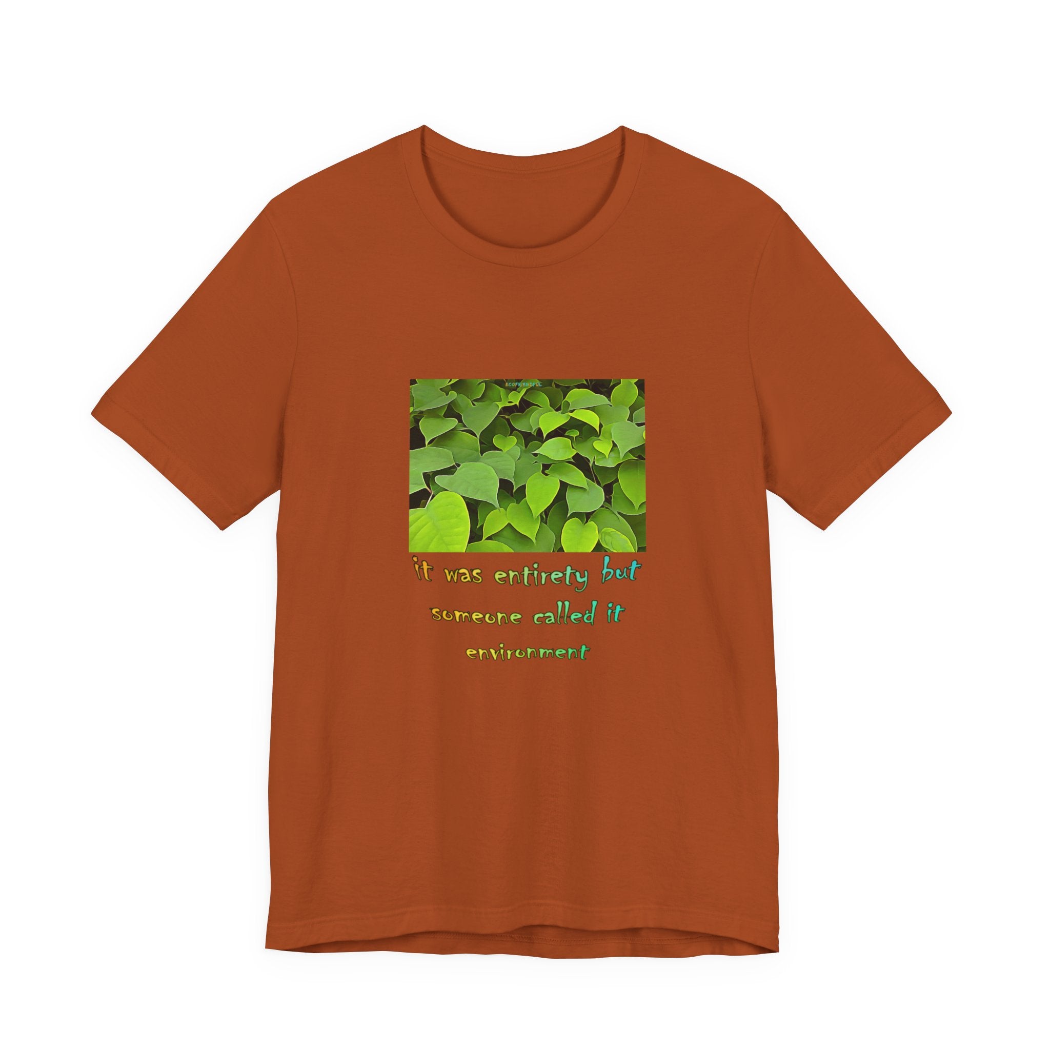 Eco Satirical Graphic T-Shirt - The Entirety (Climate Awareness)