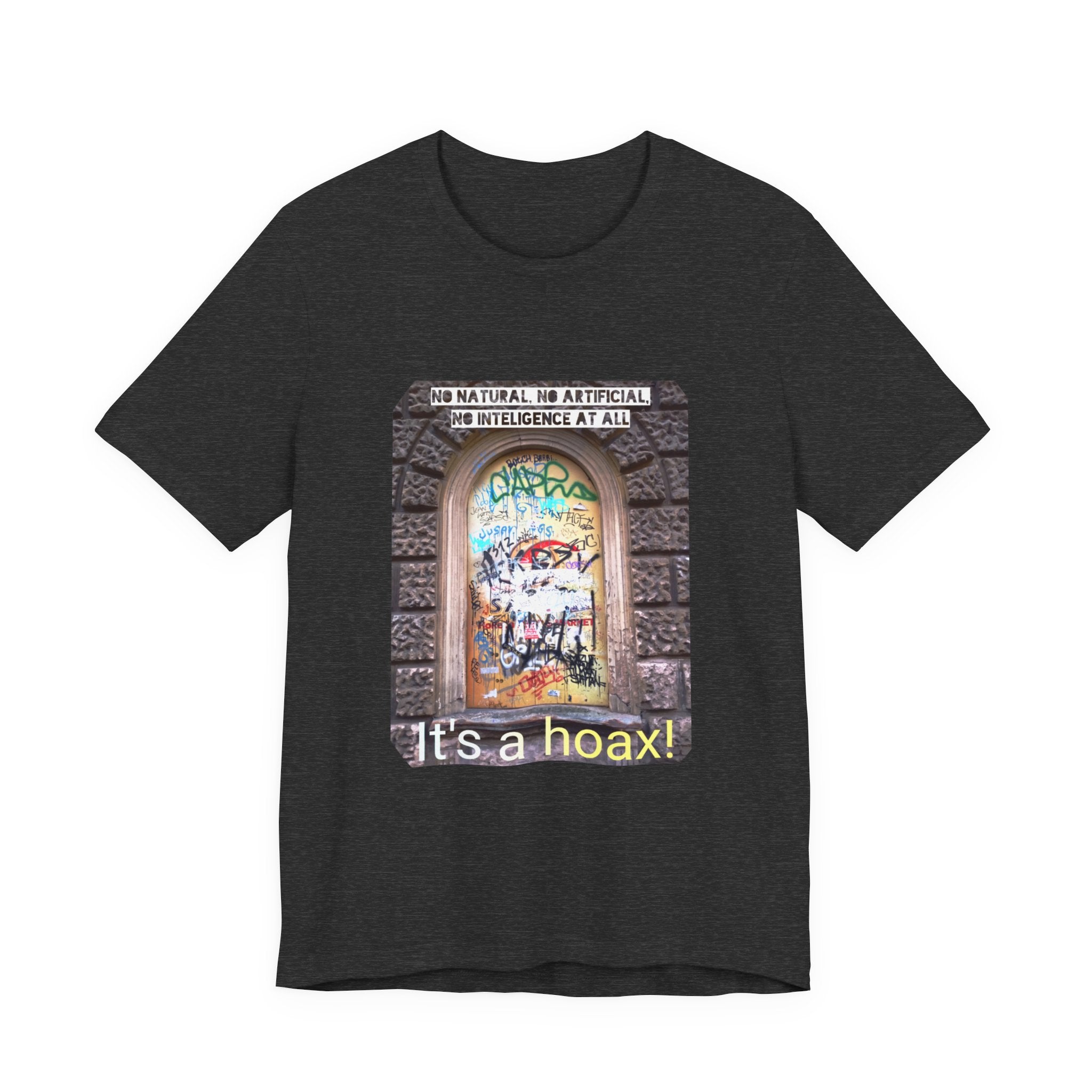 Eco Satirical Graphic T-Shirt - Hoax (Climate Awareness)