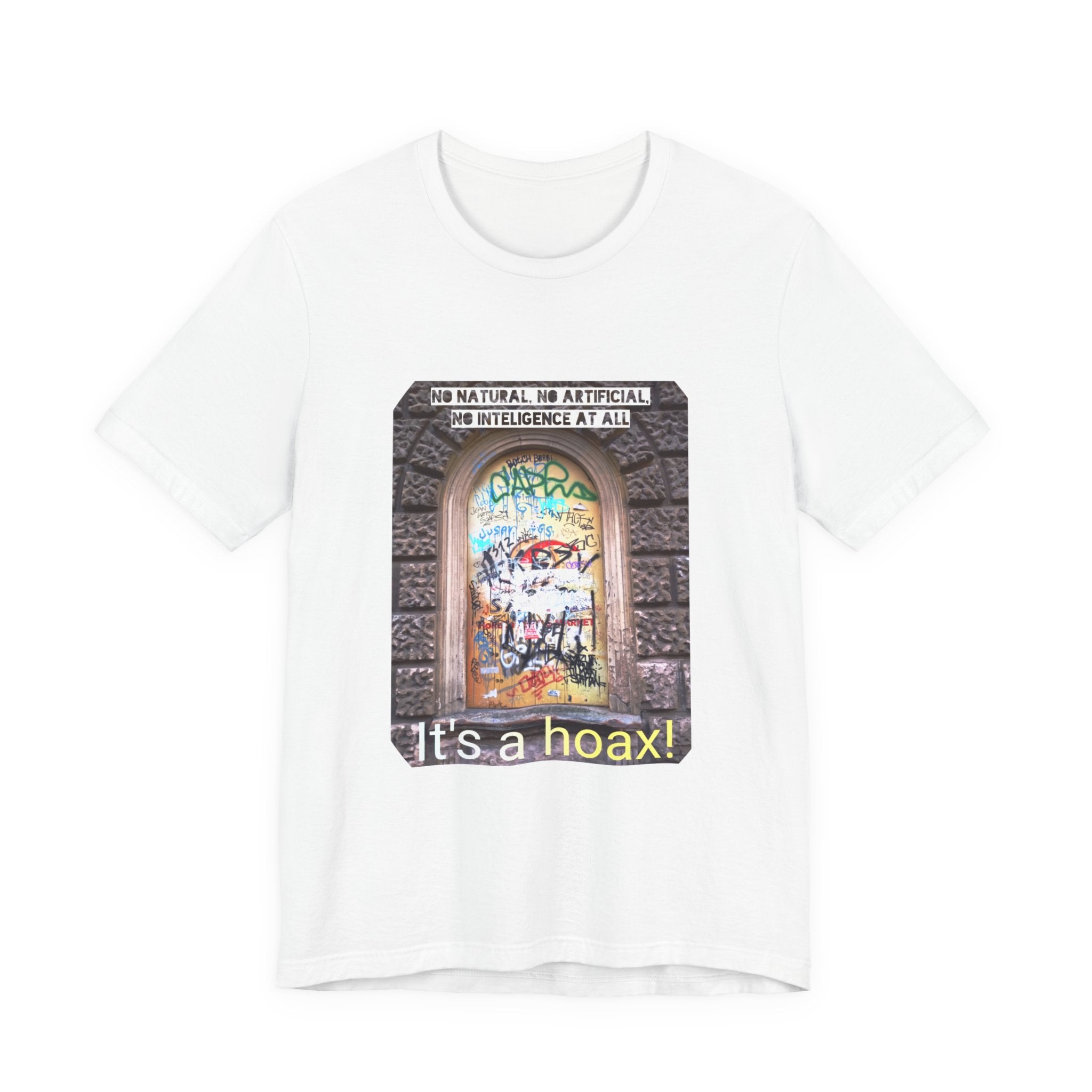 Eco Satirical Graphic T-Shirt - Hoax (Climate Awareness)