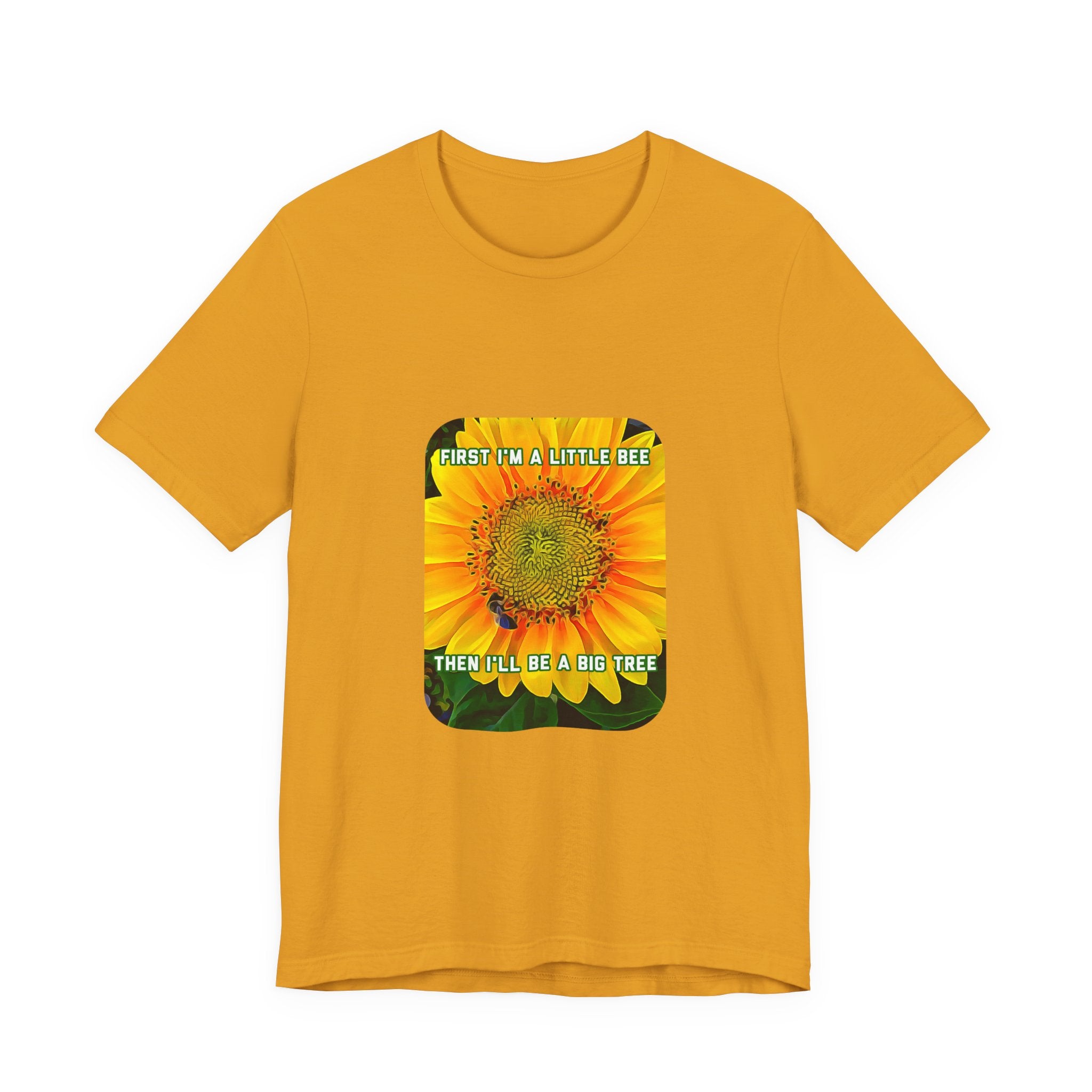 Eco Satirical Graphic T-Shirt - Little Bee, Big Tree (Climate Awareness)