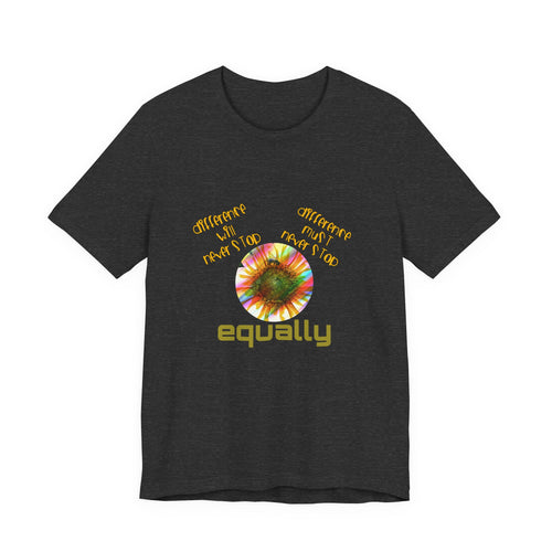 Eco Conscious Graphic T-Shirt - Equality of Differences (Climate Awareness)