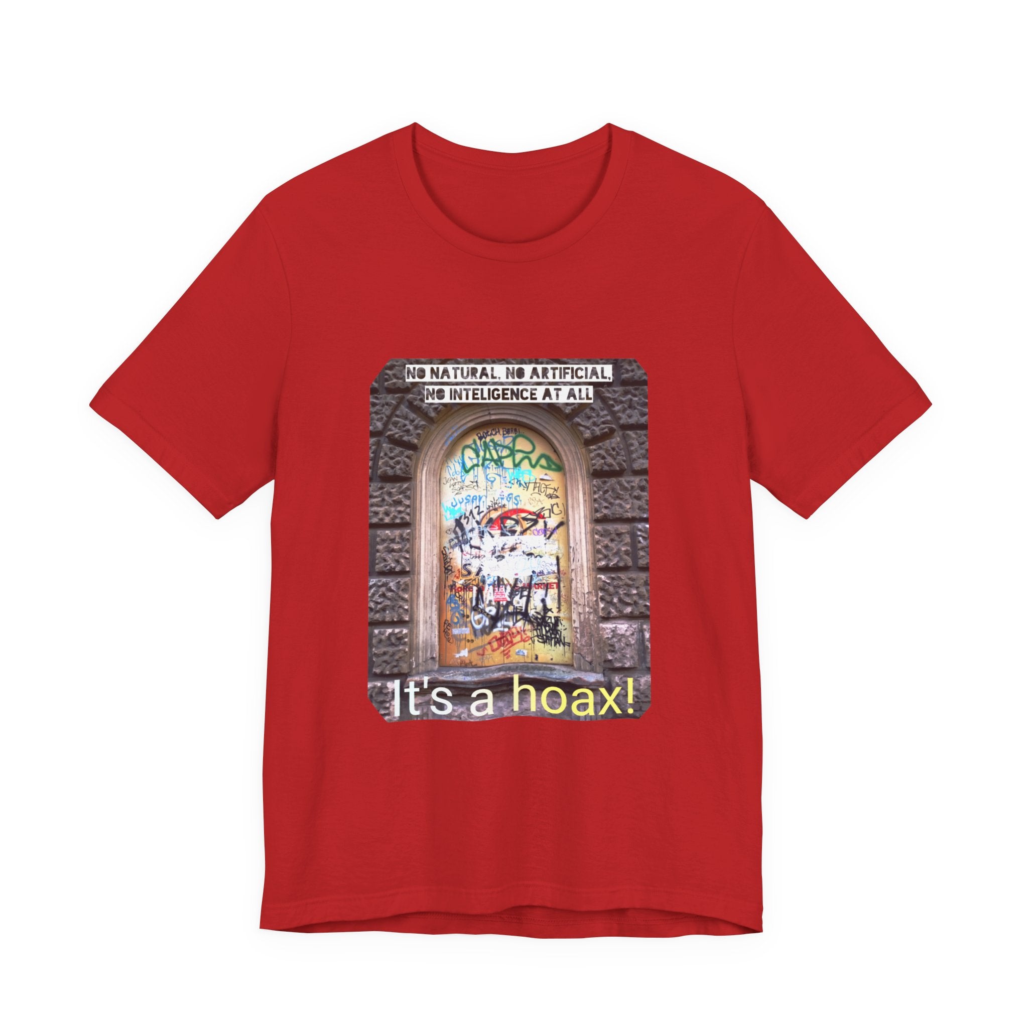 Eco Satirical Graphic T-Shirt - Hoax (Climate Awareness)