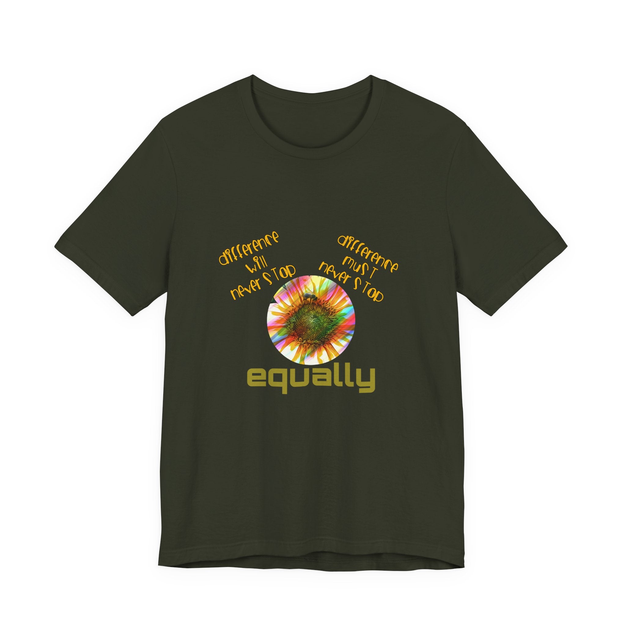 Eco Conscious Graphic T-Shirt - Equality of Differences (Climate Awareness)