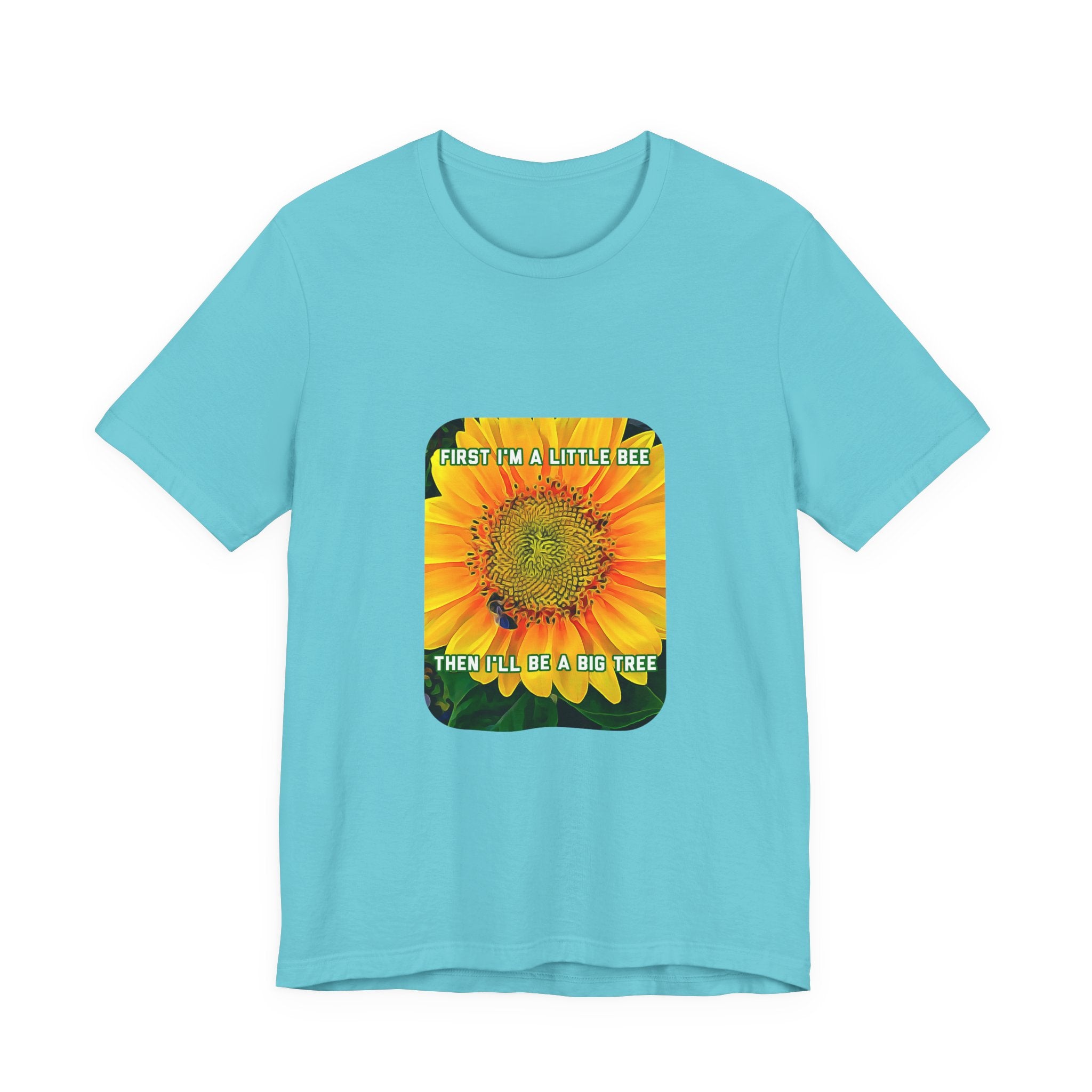 Eco Satirical Graphic T-Shirt - Little Bee, Big Tree (Climate Awareness)