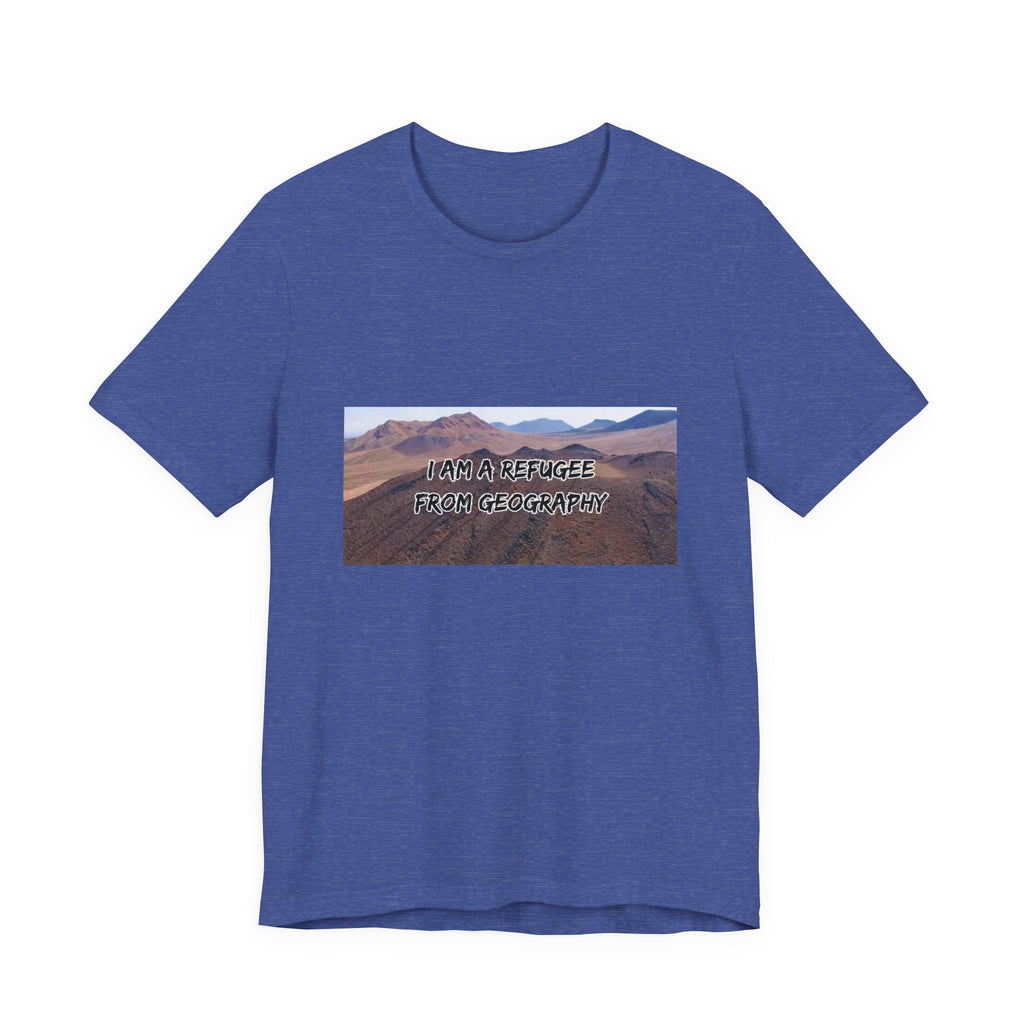 Eco Satirical Graphic T-Shirt - Refugee (Climate Awareness)