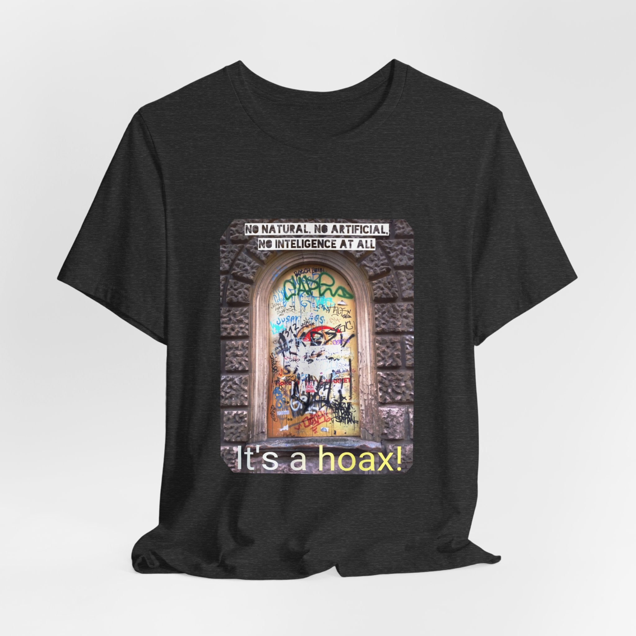 Eco Satirical Graphic T-Shirt - Hoax (Climate Awareness)