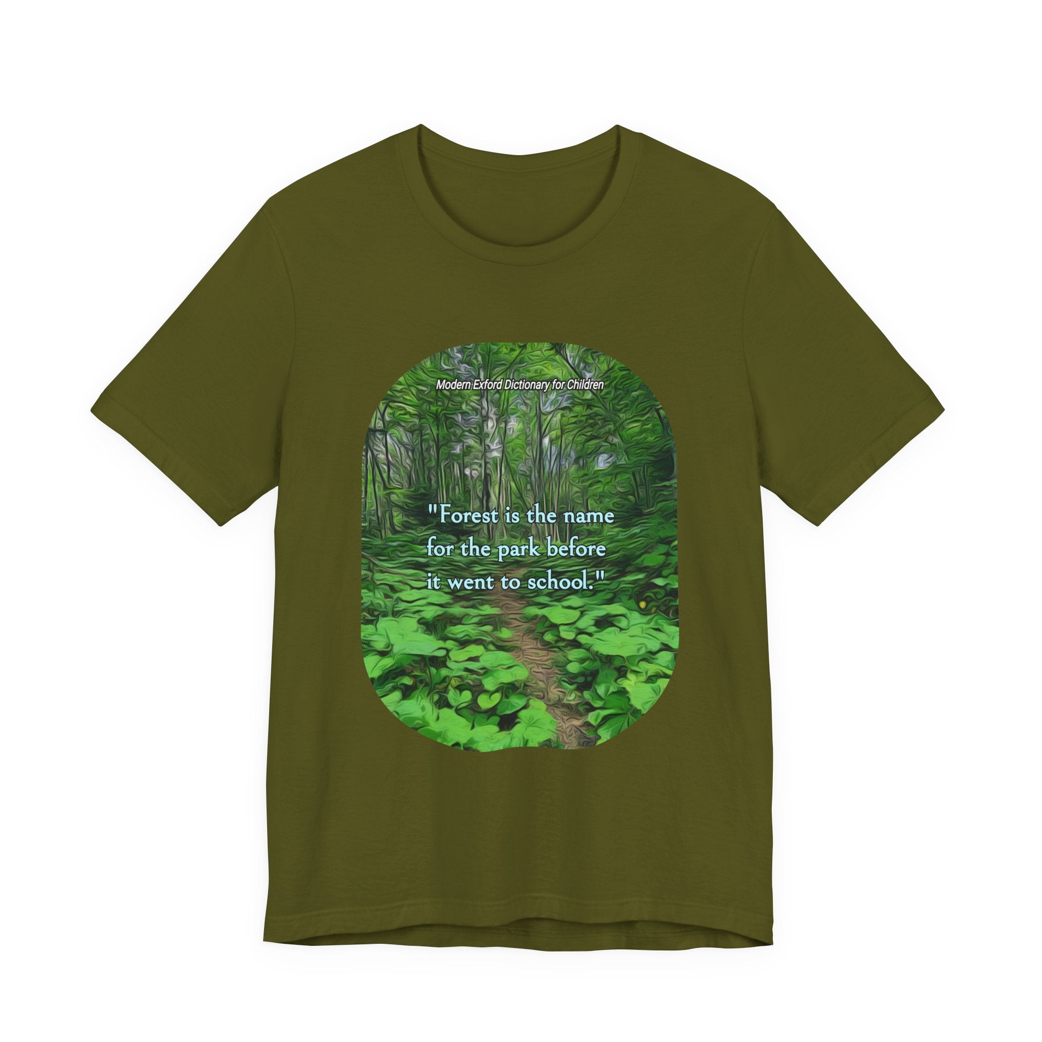 Eco Satirical Graphic T-Shirt - Name of the Forest (Climate Awareness)